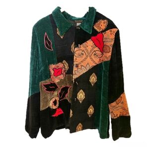 Embroidered Patchwork Jacket